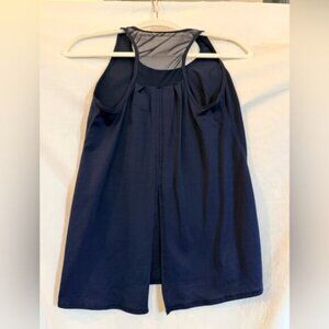 Lucky in Love Midnight Blue Mesh Top